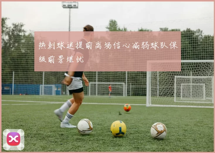 热刺球迷提前离场信心减弱球队保级前景堪忧