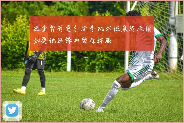 掘金曾有意引进李凯尔但最终未能如愿他选择加盟森林狼